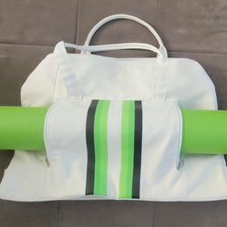 Yoga Mat with Large Very Nice Canvas Bag