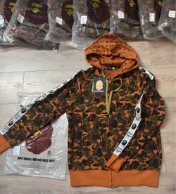 Mcm x Bape hoodie collab