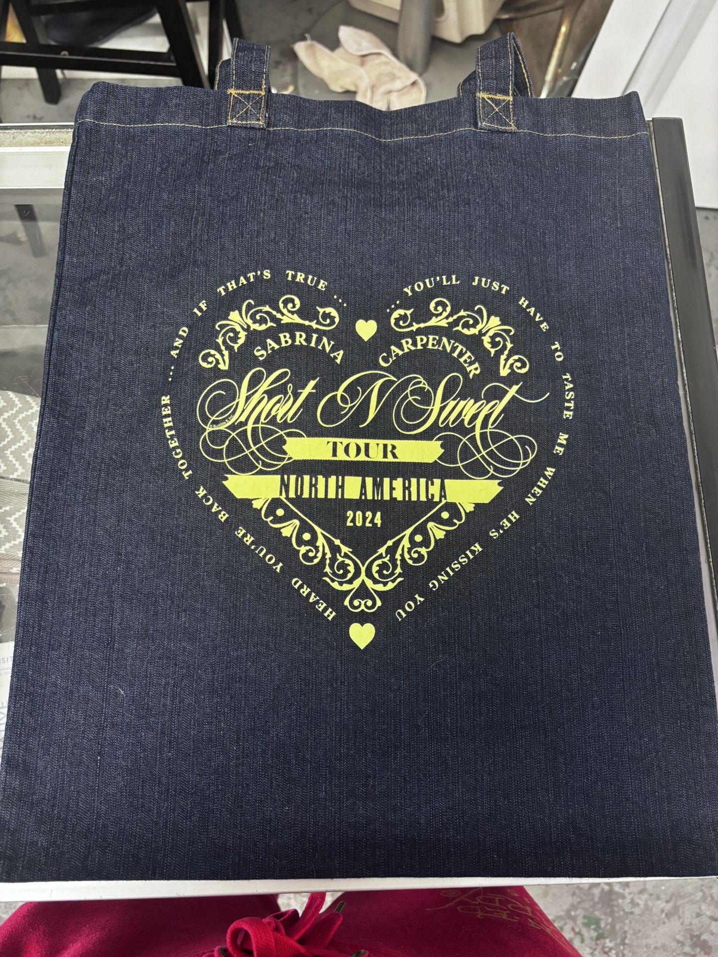 Sabrina Carpenter Merch Tote bag tour 2024