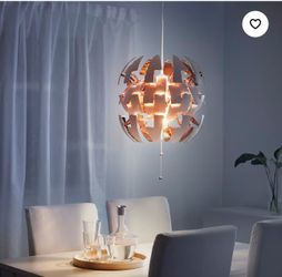 IKEA PS 2014 
Pendant lamp, white/copper color, 14 "