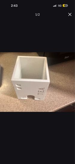 Wooden Tea Bag Holder & Organizer