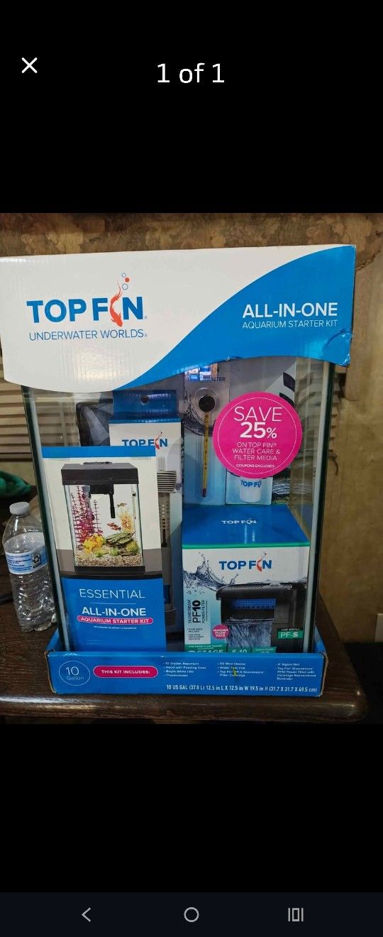Top Fin All In One 10 Gallon Tank