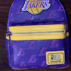 Loungefly NBA Los Angeles Lakers Mini Backpack New