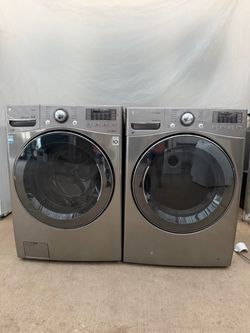 LG washer and gas dryer