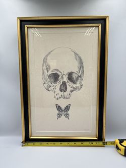 Marmont Hill "Butterfly Skull" 12 x 18
