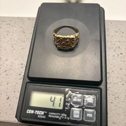 10k Nugget Ring