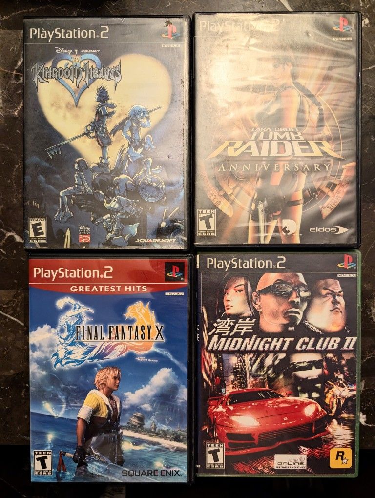 Playstation 2 Games $15, $10/Each