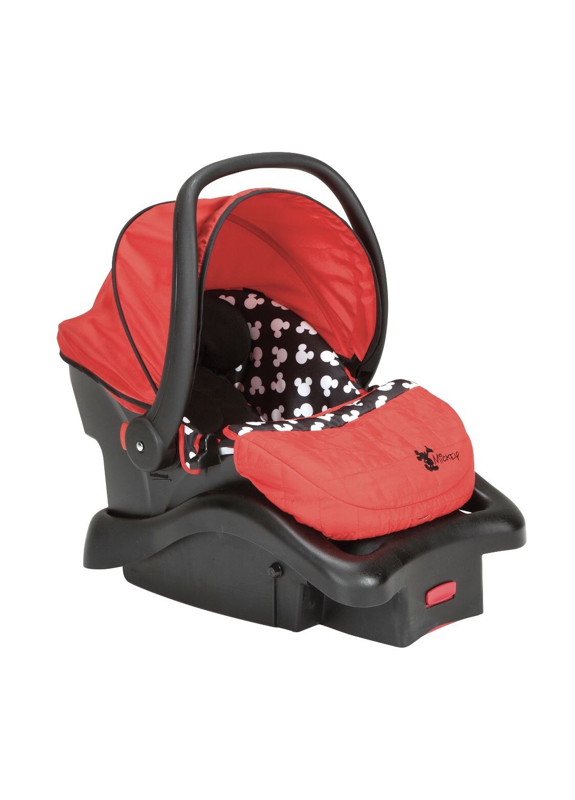 Disney Baby Light 'n Comfy 22 Luxe Infant Car Seat, Mickey Silhouette