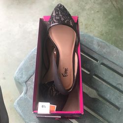 Flalas  Black  Shoes 