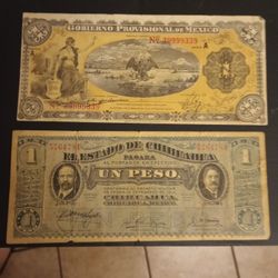 Mexico Revolutionary Bank Notes Collection 