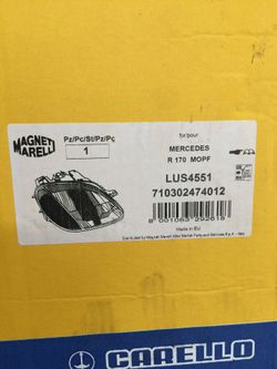 Headlight Mbz slk230 2001