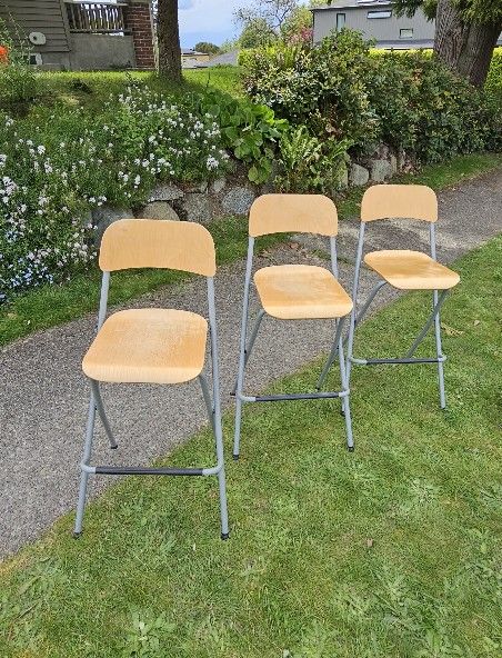 Folding Bar Chairs Stools (mid century modern)