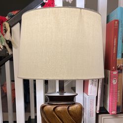 Reconditioned StyleCraft Home Collection 28” Toffee Wood Table Lamp