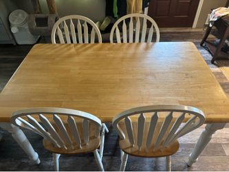 Kitchen table 4 chairs.