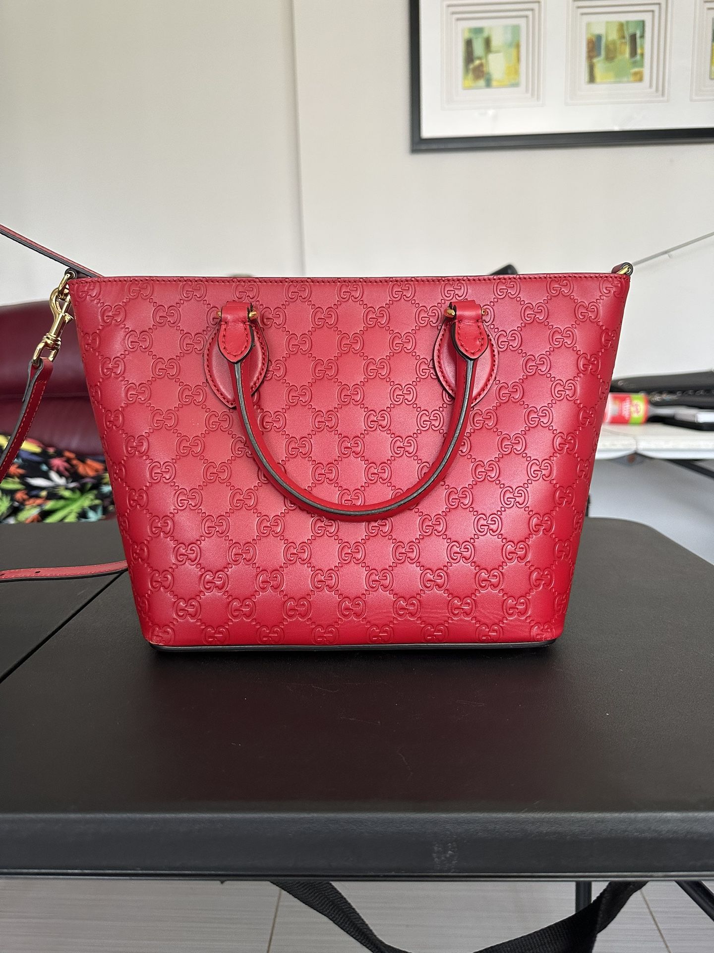 Vintage Red Gucci Purse Authentic