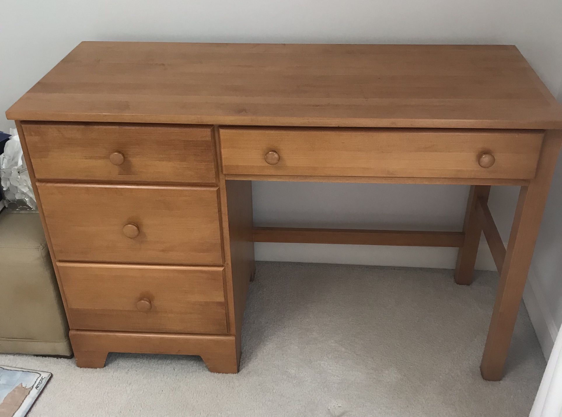 Solid Wood Desk For Sale