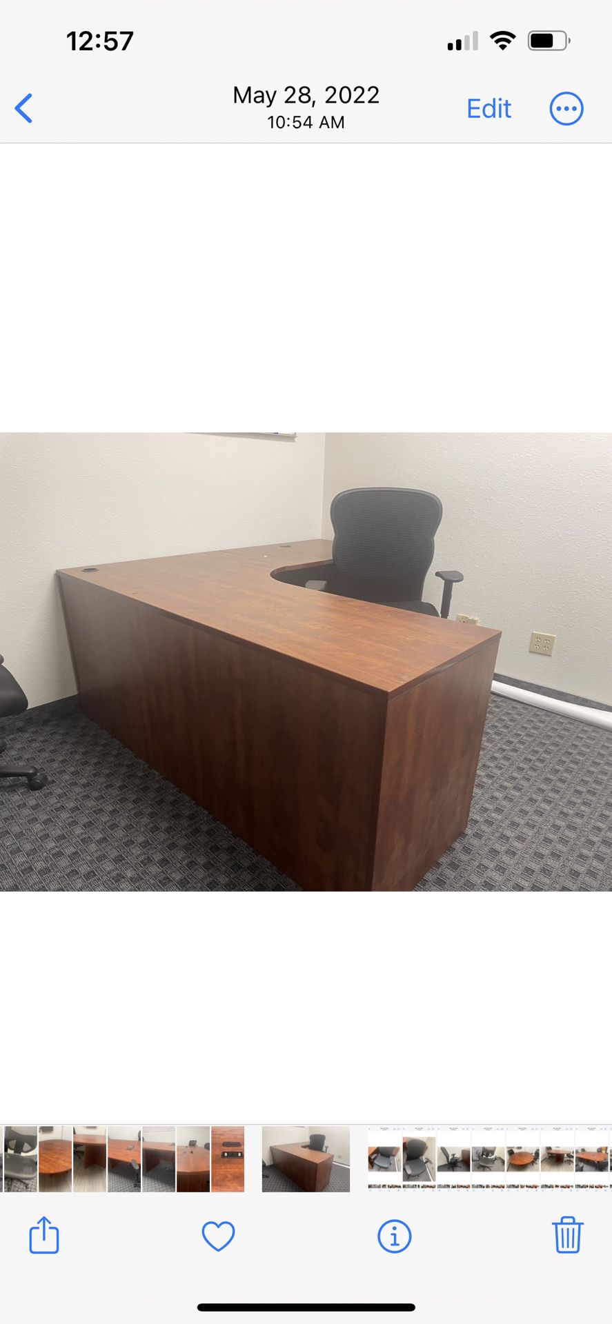 Heavy Wooden Office Desks For Sale