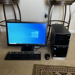 Hp i3 Desktop Computer W/Windows 10 Pro & Lifetime Office 12GB 1tb (Extremely Fast)