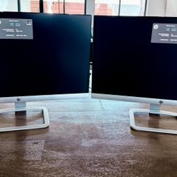 Two HP 22ER 21.5” Monitors 