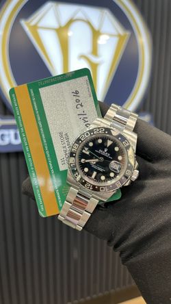 Rolex GMT-Master II Black Insert Green Hand