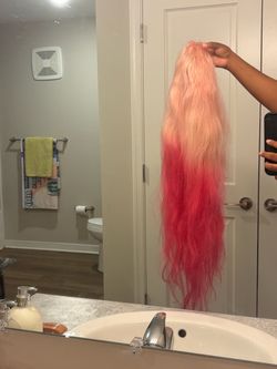 USED Custom Human Hair Wig