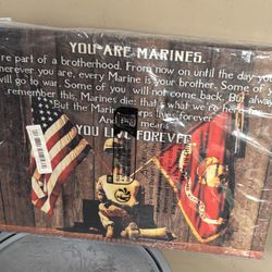 Wall ART ( MARINES ) military 