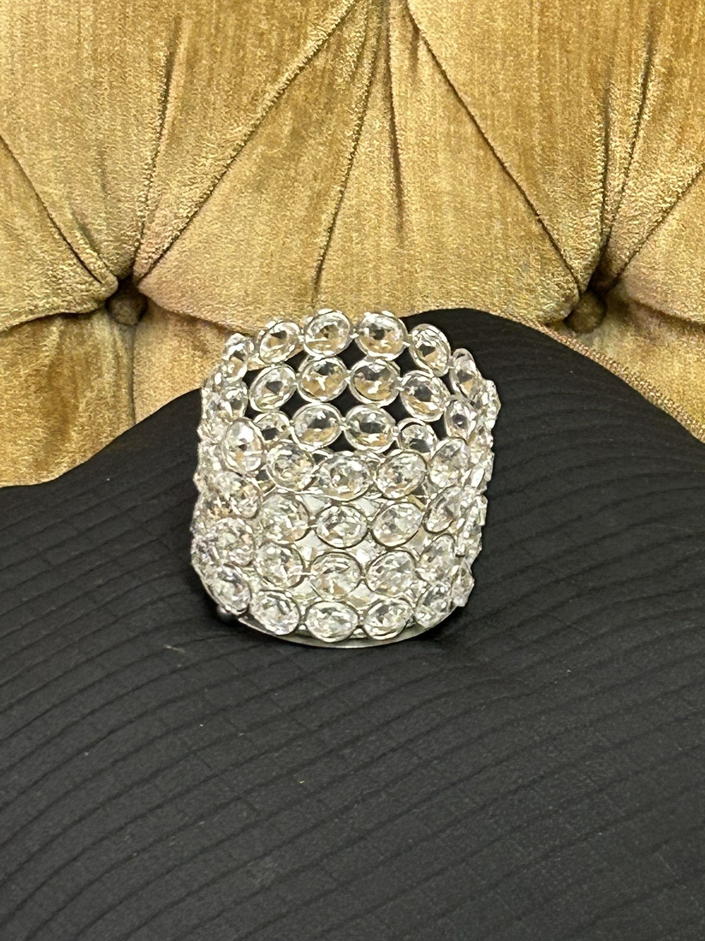 Pretty Crystal Votive Holder