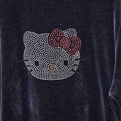 Women's Hello Kitty Black Zip Up Jacket