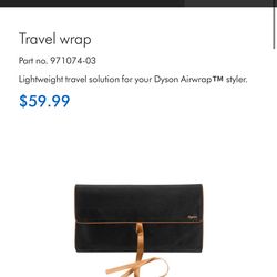 Dyson Airwrap Travel wrap