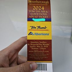 Scarborough Renaissance Festival Ticket