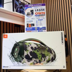JBL Boombox 3 Bluetooth Speaker – Camo