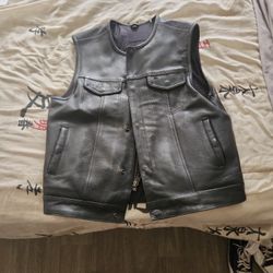 Leather Riding Vest