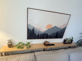 Sofa table practically brand new
