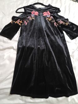 Black 70's Style Dress