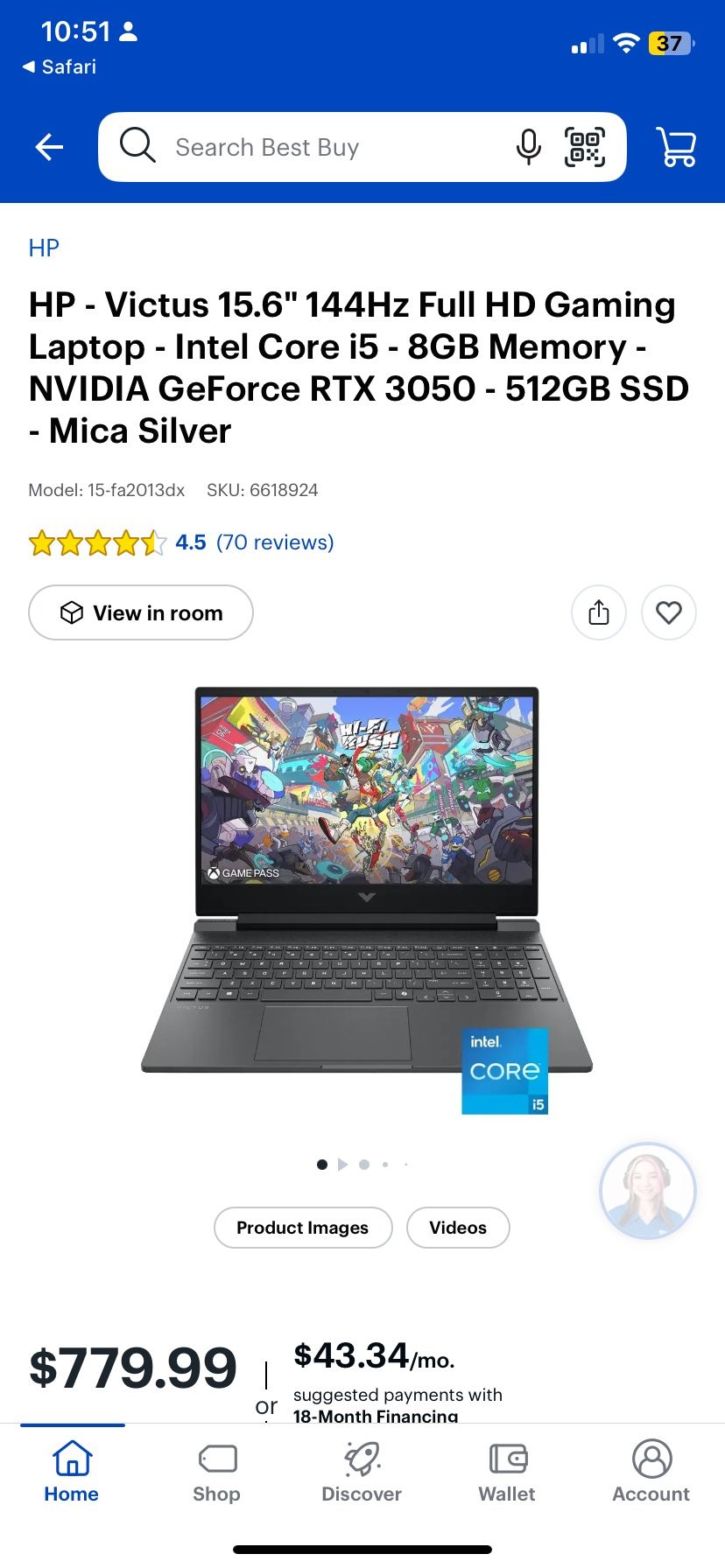 Victus Hp Gaming Laptop