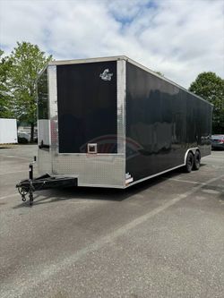 1. 5x24 Race Trailer | Enclosed Car Hauler | 50 Amp Package
