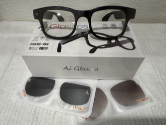 AI Smart Glasses Translation, Camera, Bluetooth, Video Control