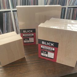 Lot Of 6 Artist Wood Panels