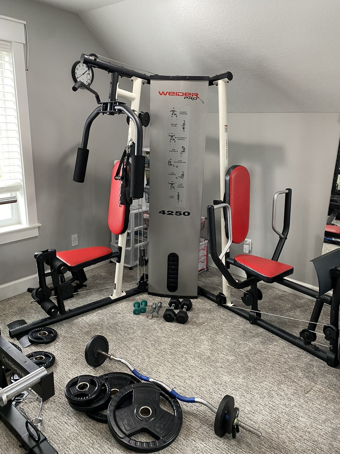 Weider pro 4250 hotsell