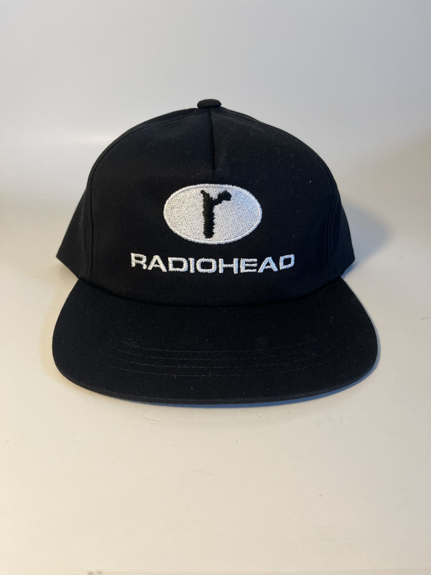 Black Radiohead Grunge Emo Rock Band Ok Computer Adjustable Hat
