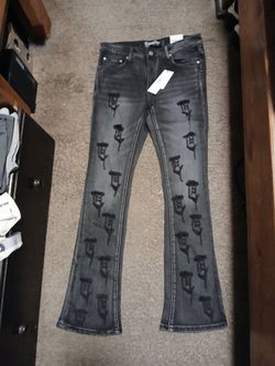 Black trnchs jeans