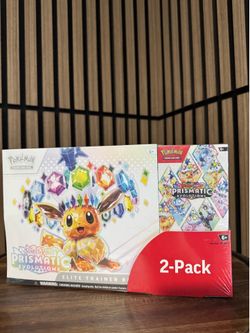 Costco Pokemon Prismatic Evolutions 2-Pack Trainer Box and Booster Bundle
