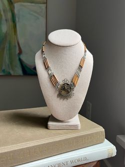 Vintage Thunderbird Statement Tribal Necklace ( firm on price )