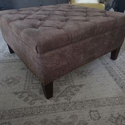 Ottoman Soft Cushion Top Very Good Condition 