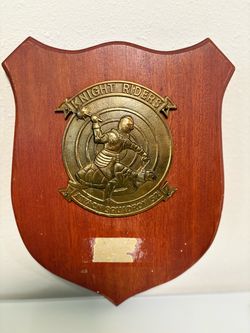 Knight Riders Attack Squadron 52 Military Plaque