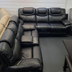 Santiago 2 Piece Reclining Living room Only $899