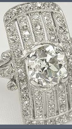 HALO DESIGN LADIES RING STAMPED 925 STERLING SILVER WITH CUBIC ZIRCONIA SIZE 81/2,9