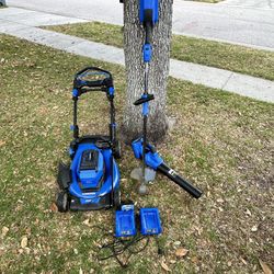 Kobalt Electric Lawn Equipment Package