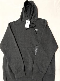 Nike Gray Pullover Hoodie Large New Unisex Sweatshirt Swoosh