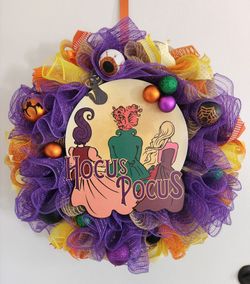Halloween Hocus-pocus wreath